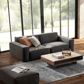 Canapé 2 places Sienna structure bois de hêtre - Sakio Design Maroc