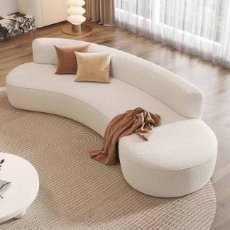 Canapé Prestige tissu boucle haut de gamme - Sakio Design