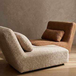Fauteuil Cloud lounge design épuré paire - Sakio Design Maroc