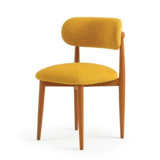 Chaise de salle à manger Élégance tissu texturé - Sakio Design Maroc