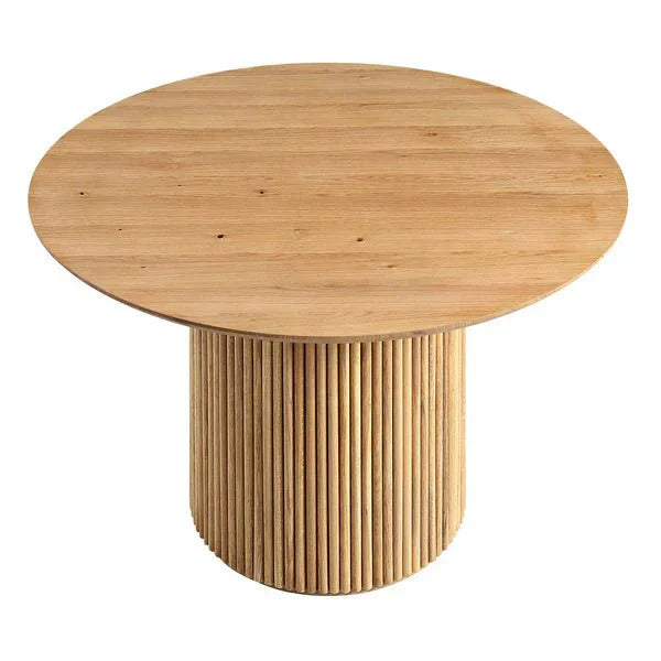 Table de salle à manger Zenith Wood effet bois - Sakio Design Maroc